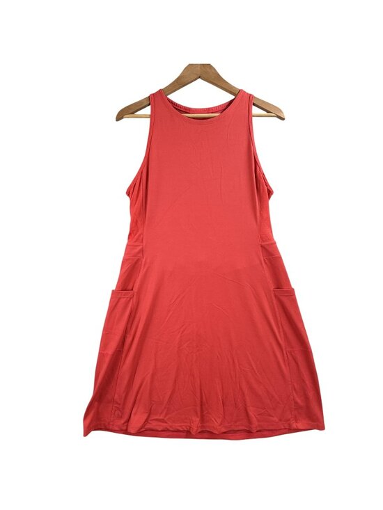 Smartwool Dresses & Skirts - Smartwool Dress Womens Large Red Sleeveless Tank Swing Travel Pockets A-Line